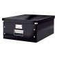 Leitz Click & Store WOW Storage Box A3 Laminated Cardboard Black 369 x 482 x 200 mm