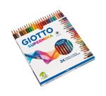 Pastelli colorati GIOTTO Supermina assortiti 24 pezzi