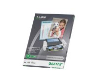 Leitz Premium Laminating Pouch A4 Glossy 2 x 80 (160 Microns) Transparent Pack of 100