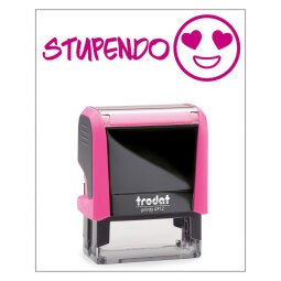 Timbro Trodat Printy 4912 "Stupendo" rosa