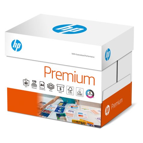 Carta HP Premium A4 80 g/m² bianco 5 confezioni da 500 fogli