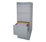 Classificatore Kubo Monoblocco in Metallo a 4 Cassetti  Colore Grigio, Fornito Montato