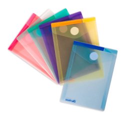 Buste con velcro Tarifold A6 Assortiti polipropilene 6 unità