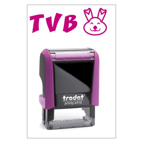 Timbro Trodat Printy 4910 "TVB" viola