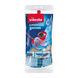 Vileda Mop Replacement SuperMocio White, Red 400 x 300 x 200 mm