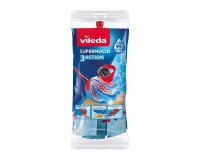 Vileda Mop Replacement SuperMocio White, Red 400 x 300 x 200 mm