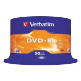 DVD-R Verbatim PACK50  50 unità 16X 4.7GB SPINDLE