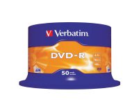 DVD-R Verbatim PACK50  50 unità 16X 4.7GB SPINDLE