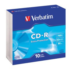 CD-R Verbatim 52x 700 mb 10 unità