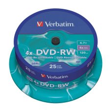 DVD-RW Verbatim N/A 25 unità