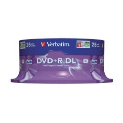 Verbatim DVD-R 8x 8.5 GB Pack of 25