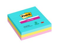 Post-it Super Sticky Cosmic a righe 101 x 101 mm 3 unità da 70 fogli