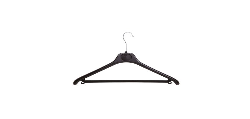 Grucce Alba PMBASICPL Plastica nero 450 x 220 mm 20 unità