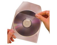 Buste per CD/DVD adesive 3L 1 CD/DVD 10 unità