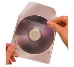 Buste per CD/DVD adesive 3L 1 CD/DVD 10 unità