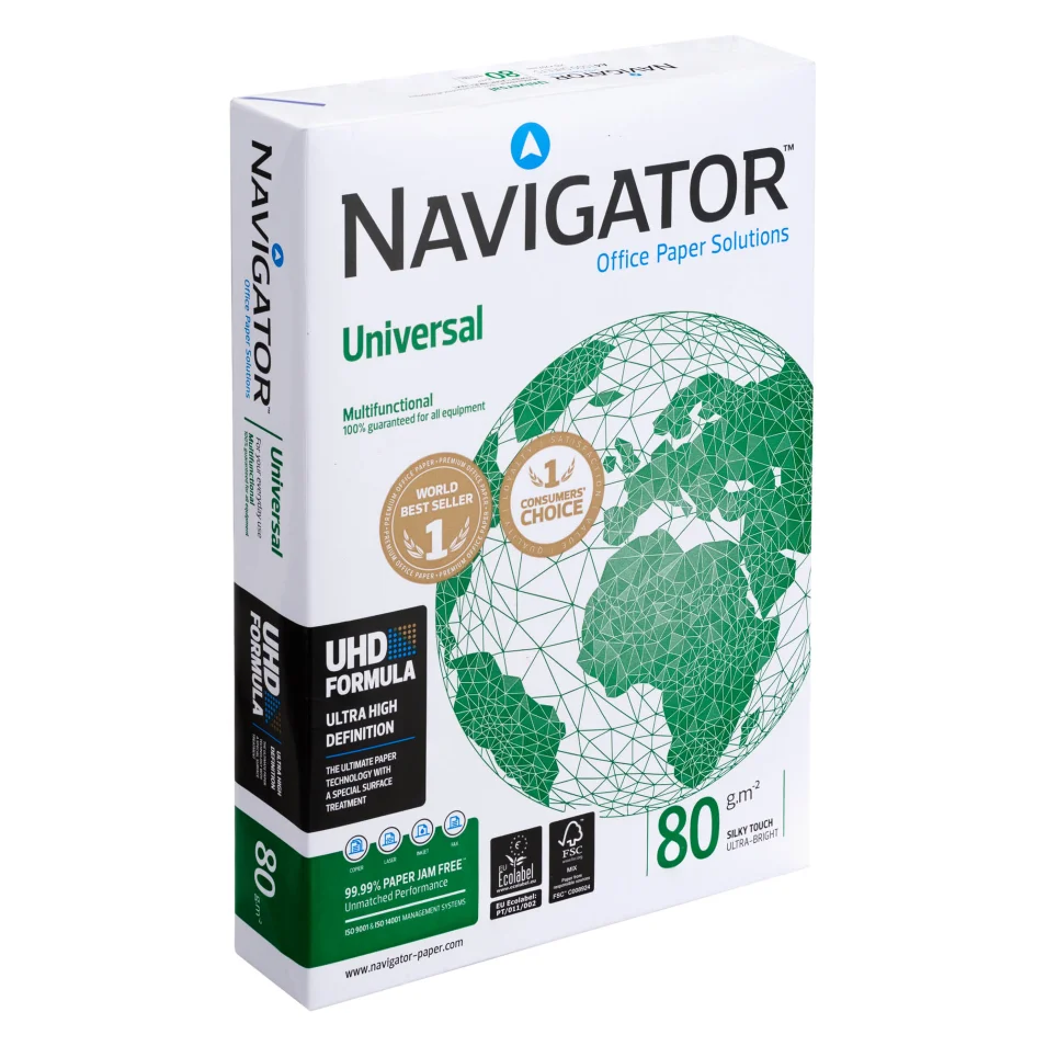 Carta Navigator Universal A3 80 g/m² 5 risme da 500 fogli su