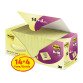 Post-it Giallo Canary 76 x 76 mm 653-TFEN Confezione convenienza 14+4 unità Super Sticky