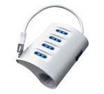 Multipresa da scrivania, 4 prese 10/16A bipasso + 1 10A bipasso/schuko + 2 USB tipo A