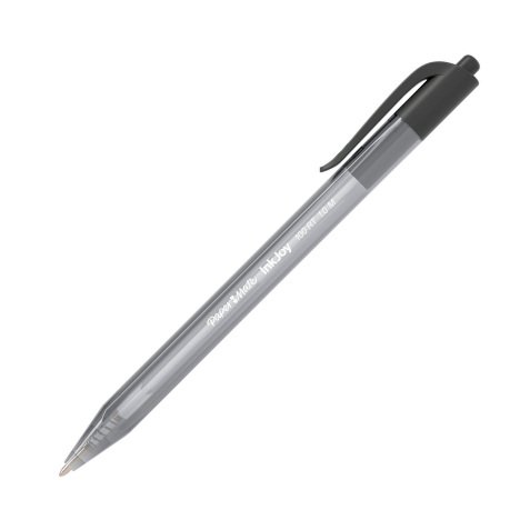 PaperMate Ballpoint Pen InkJoy 100 RT Medium 0.4 mm Black Pack of 20