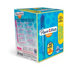 PaperMate® Inkjoy retractable ballpoint pen in black - pack of 100