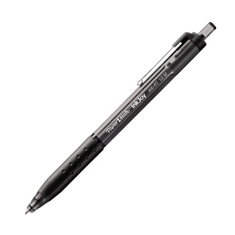 PaperMate Ballpoint Pen InkJoy 300 RT Medium 0.8 mm Black Pack of 12