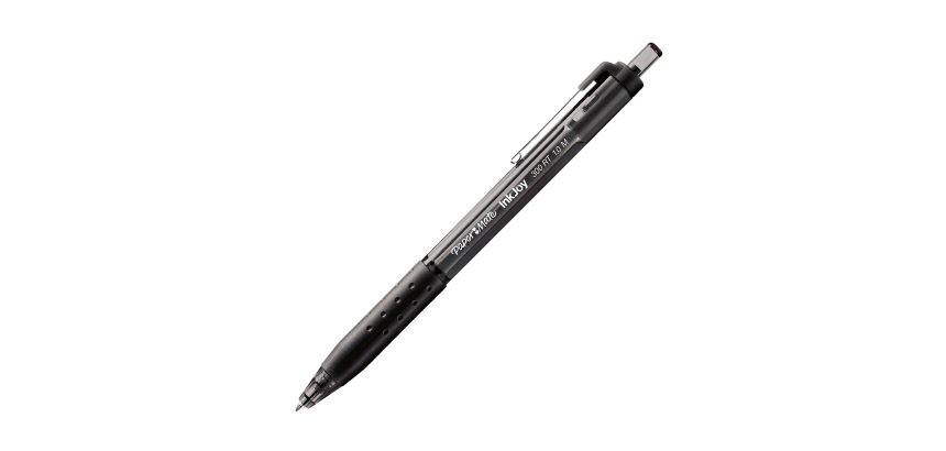 PaperMate Ballpoint Pen InkJoy 300 RT Medium 0.8 mm Black Pack of 12