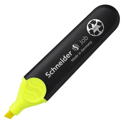 Evidenziatore Schneider Job Punta a scalpello tratto 1-5 mm giallo fluo