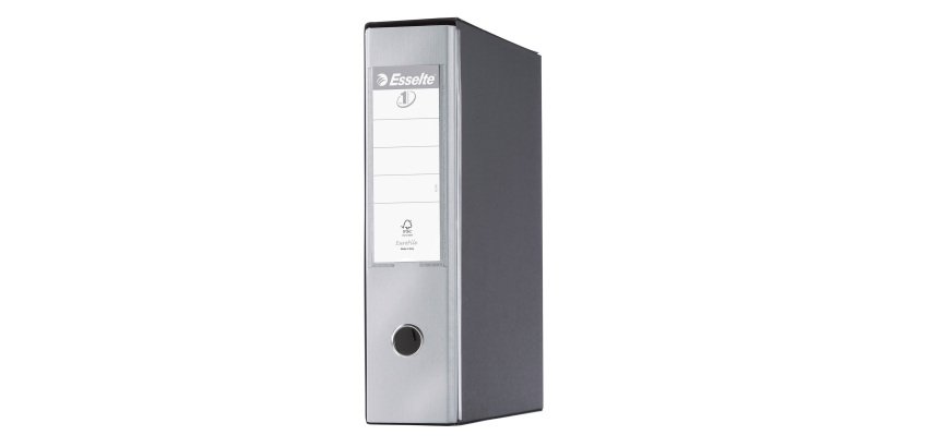 Registratore protocollo dorso 8 cm grigio Eurofile Esselte in confezione convenienza 11+1 in omaggio