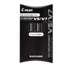 Pilot V5/V7 Hi-Tecpoint Pen Refills, Black - Pack of 3