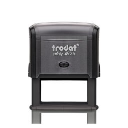 Timbro TRODAT Printy 4926 personalizzato - 75x38 mm max - max 10 righe Nero
