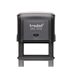 Timbro TRODAT Printy 4926 personalizzato - 75x38 mm max - max 10 righe Nero