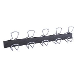 Alba Hook Panel Black, Metallic 75 x 75 x 164 mm