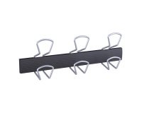 Alba Hook Panel Black, Metallic 75 x 75.0 x 164 mm