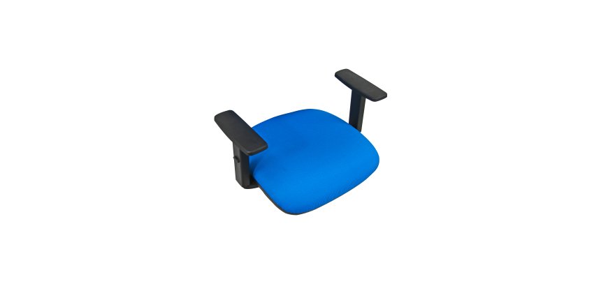 Braccioli a T 1D regolabili in altezza colore nero 2 unità