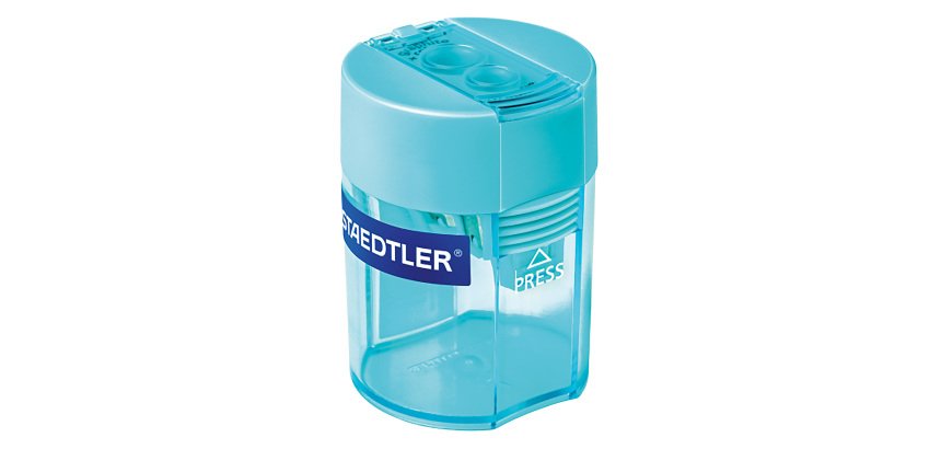 Temperamatite a 2 fori con contenitore STAEDTLER Blu
