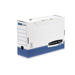 Scatole Fellowes Bankers box 100 mm bianco cartone 10 unità