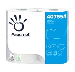 Carta igienica Papernet 2 veli 4 rotoli da 500 strappi