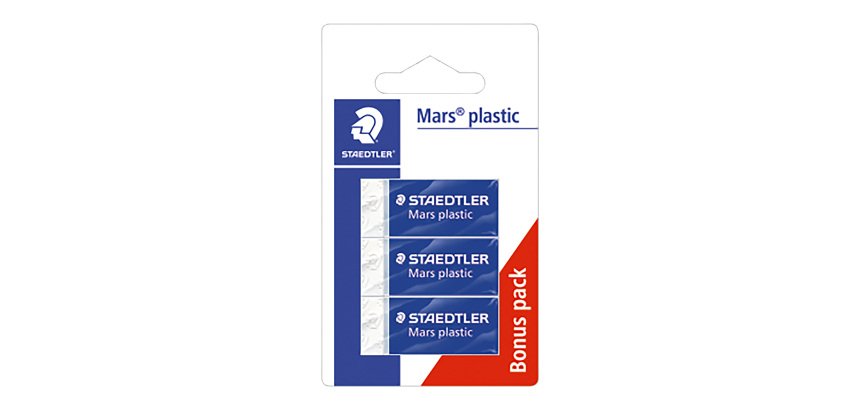 Gomma da cancellare STAEDTLER Mars Bianco 4,9 x 1,3 x 1,9 cm 3 unità