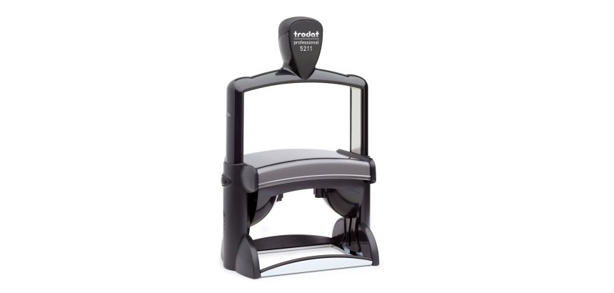 Timbro Trodat Professional 5211 personalizzato 55 x 85 cm max 14 righe nero