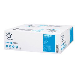 Asciugamano Piegato Z Papernet DRY TECH 2 veli 20 clip da 130 servizi