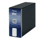Registratore Esselte Dox Memorandum 80 mm cartone 2 anelli A5 blu