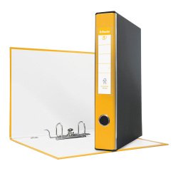 Registratore protocollo dorso 5 cm giallo Eurofile Esselte in confezione convenienza 7+1 in omaggio
