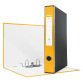 Registratore protocollo dorso 5 cm giallo Eurofile Esselte in confezione convenienza 7+1 in omaggio