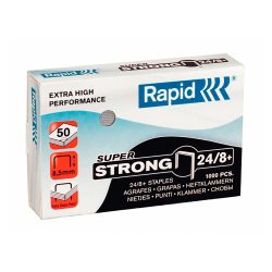 Punti metallici Esselte 24/8 Super Strong Argento 30 fogli 1000 fermagli