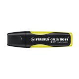 Evidenziatori STABILO Green Boss chisel giallo 10 pezzi