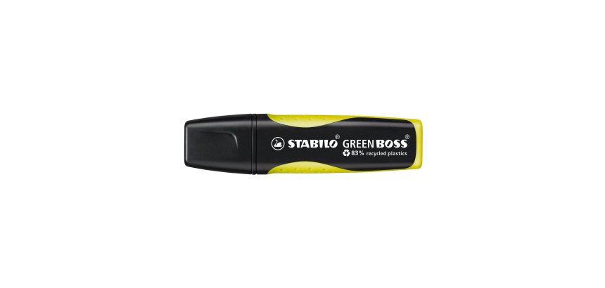 STABILO Highlighter GREEN BOSS Yellow Pack 10