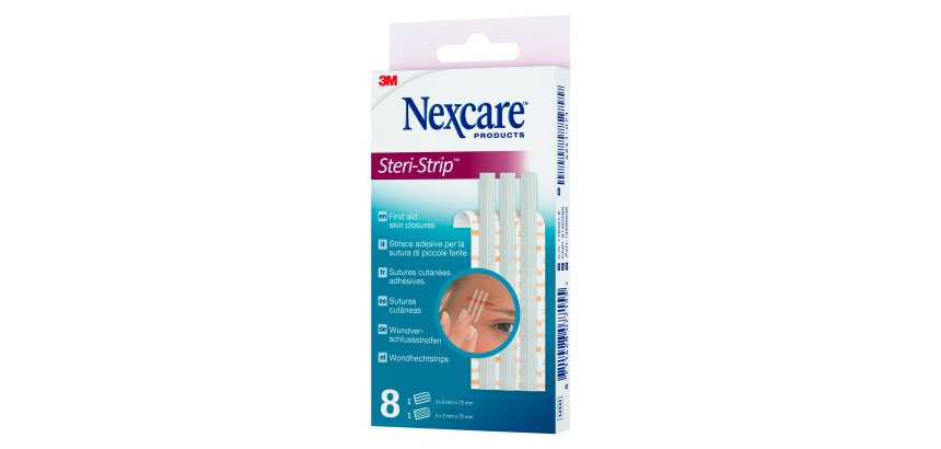 Strisce 3M™ Nexcare™ Steri-Strip™ per suture cutanee, 8 unità assortite