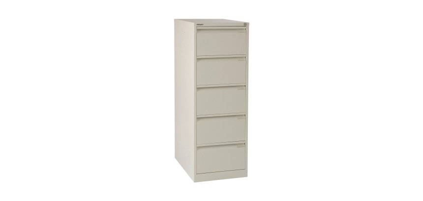 Classificatore Bisley 5 cassetti cassetti bianco