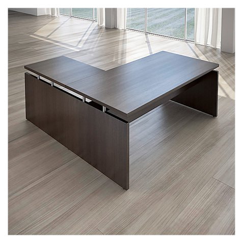 Isola di lavoro con allungo Elegance Wenge 1.800 x 1.800 x 725 mm
