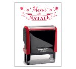 Timbro Trodat Printy 4912 "Menu di natale" rosso